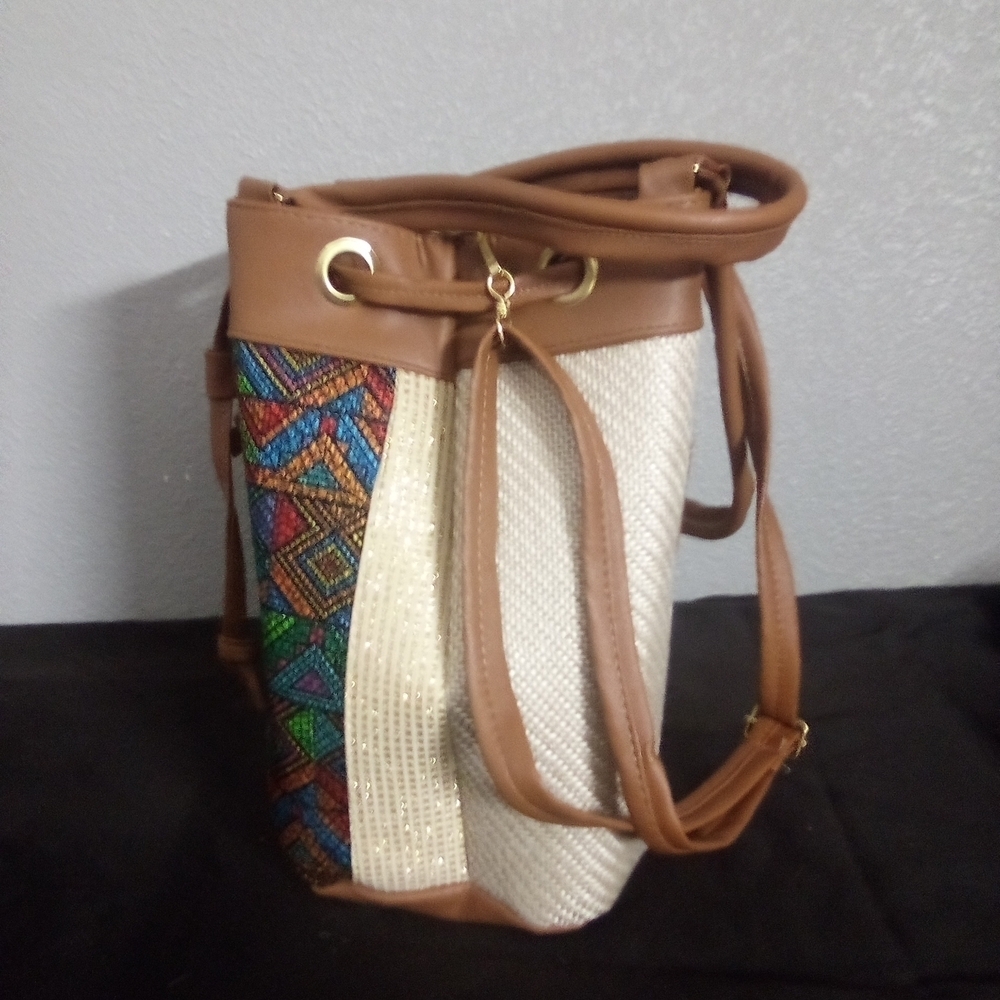 Colorful Patterned Bucket Bag ( Casa ) - Picture 2 of 5